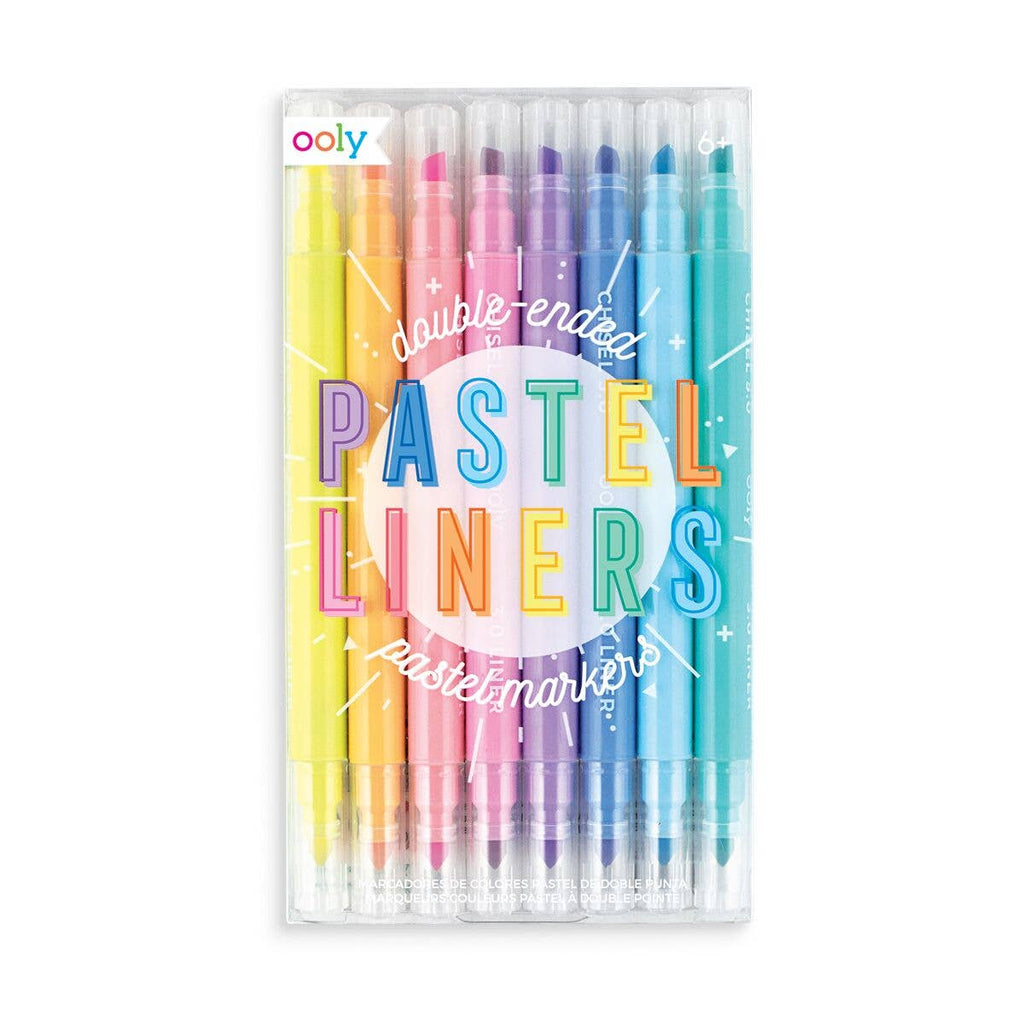 OOLY - Pastel Liner Double Ended Markers – Quirky Crate