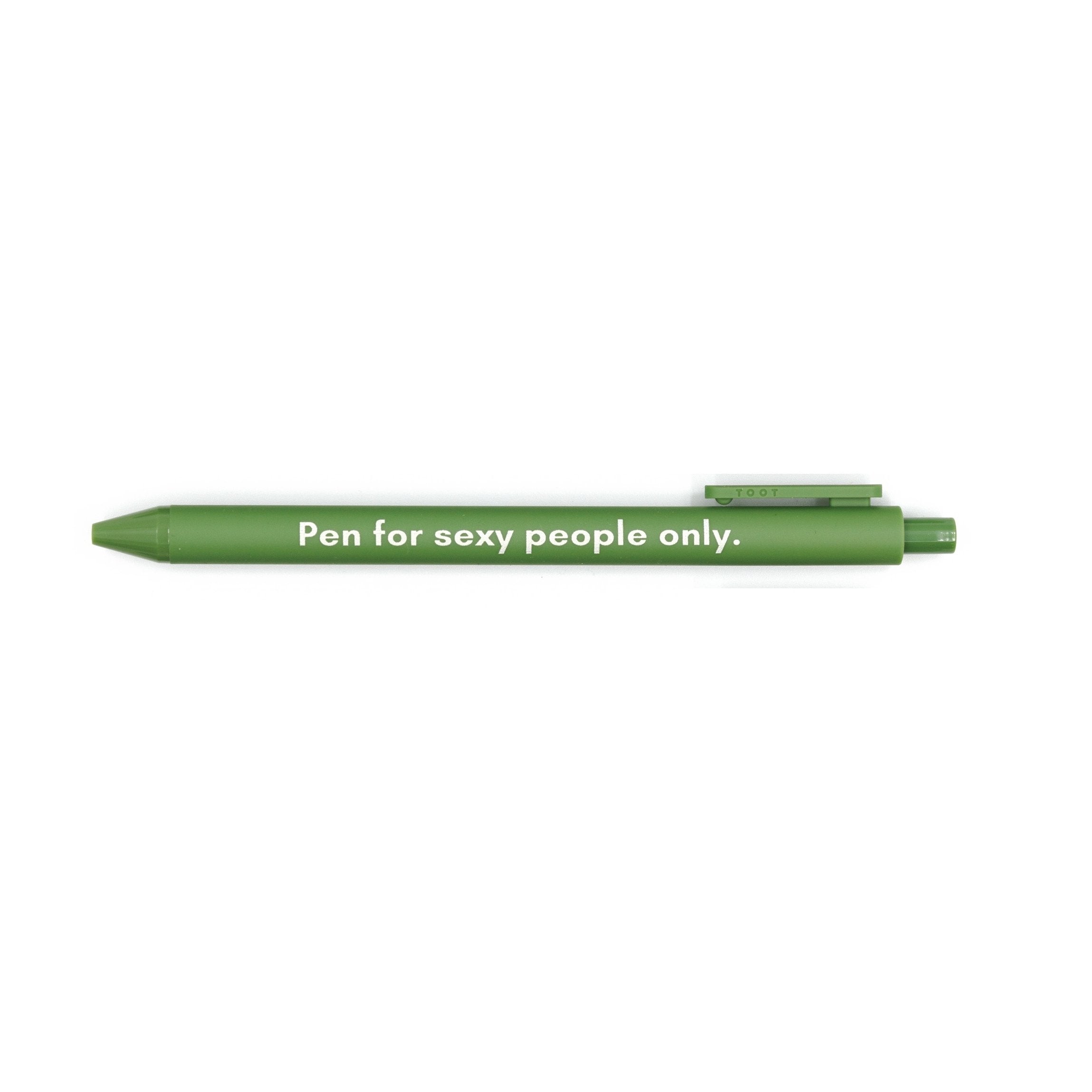 Sweary Fuck Pens Cussing Pen Gift Set - 5 Multicolored Gel Pens Rife with  Profanity by The Bullish Store