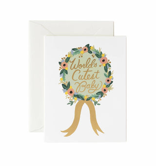 Rifle Paper Co.: WORLD'S CUTEST BABY CARD